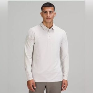Lululemon Evolution Men’s Long Sleeve Shirt Size Large Off White